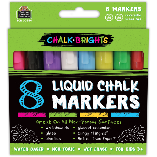 Chalk Brights Liquid Chalk Markers TCR20884 Teacher Created Resources