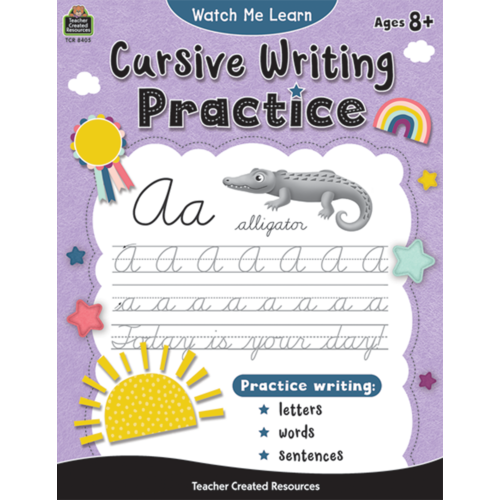 Watch Me Learn Cursive Writing Practice TCR8405 Teacher Created