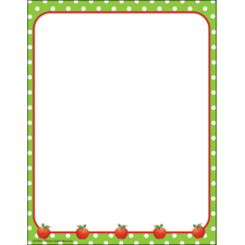 Apples and Dots Straight Border Trim - TCR4872 | Teacher Created Resources