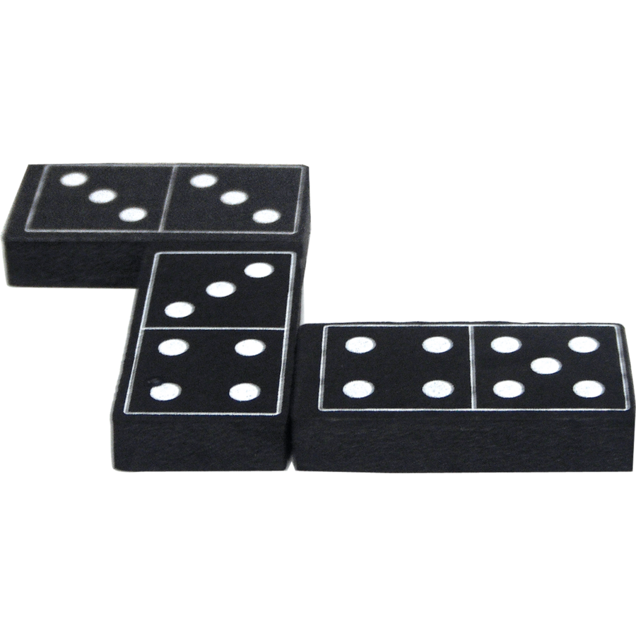 Foam Dominoes: Black - TCR20601 | Teacher Created Resources