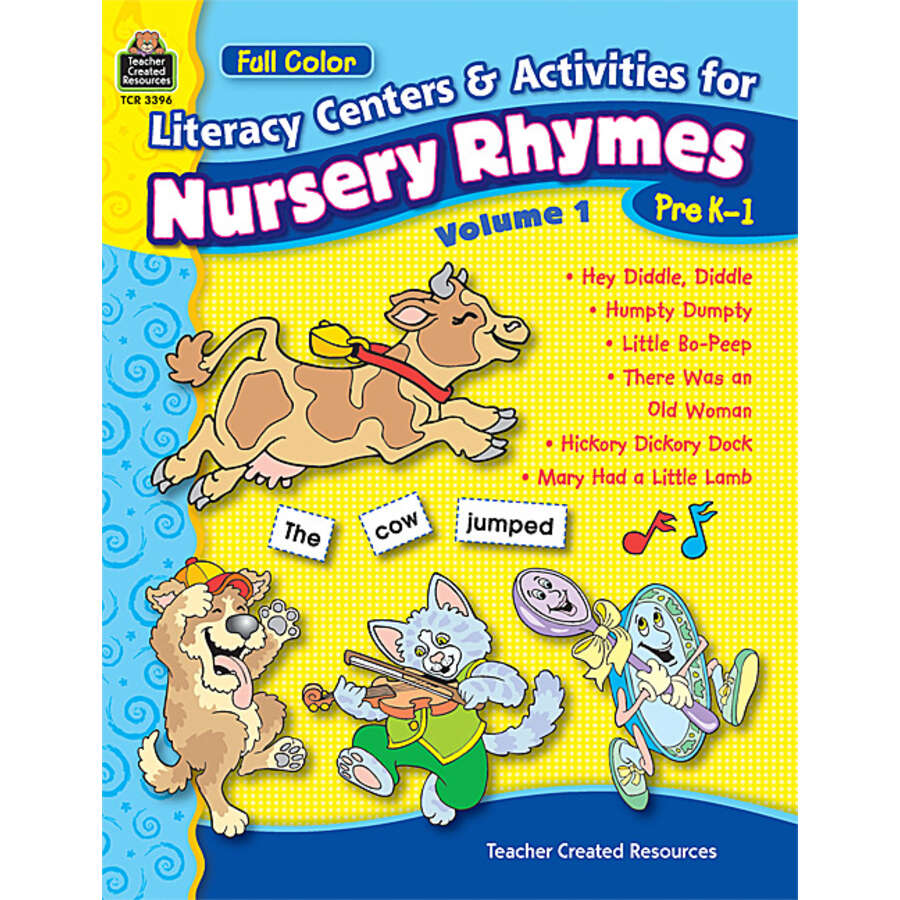 nursery rhymes e Nursery Centers Literacy Full for Activities & Color