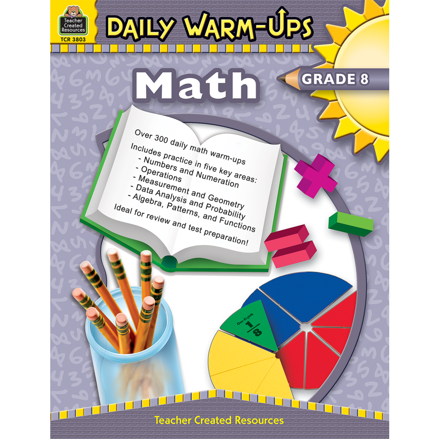 Daily Warm Ups Math Grade 8 Tcr3803 Teacher Created Resources