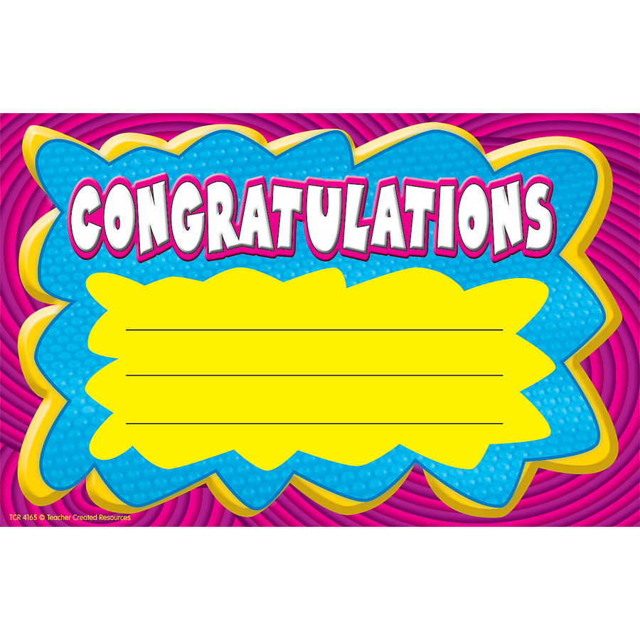 Congratulations 2 Awards TCR4165 Teacher Created Resources