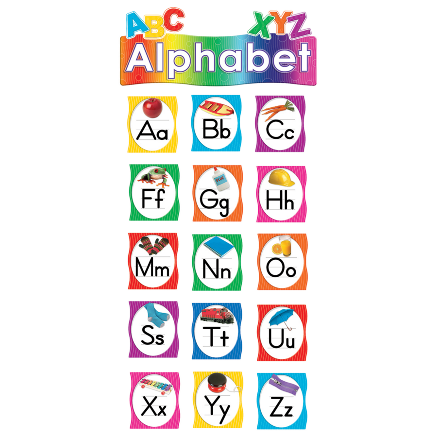 alphabet mini bulletin board tcr4865 teacher created