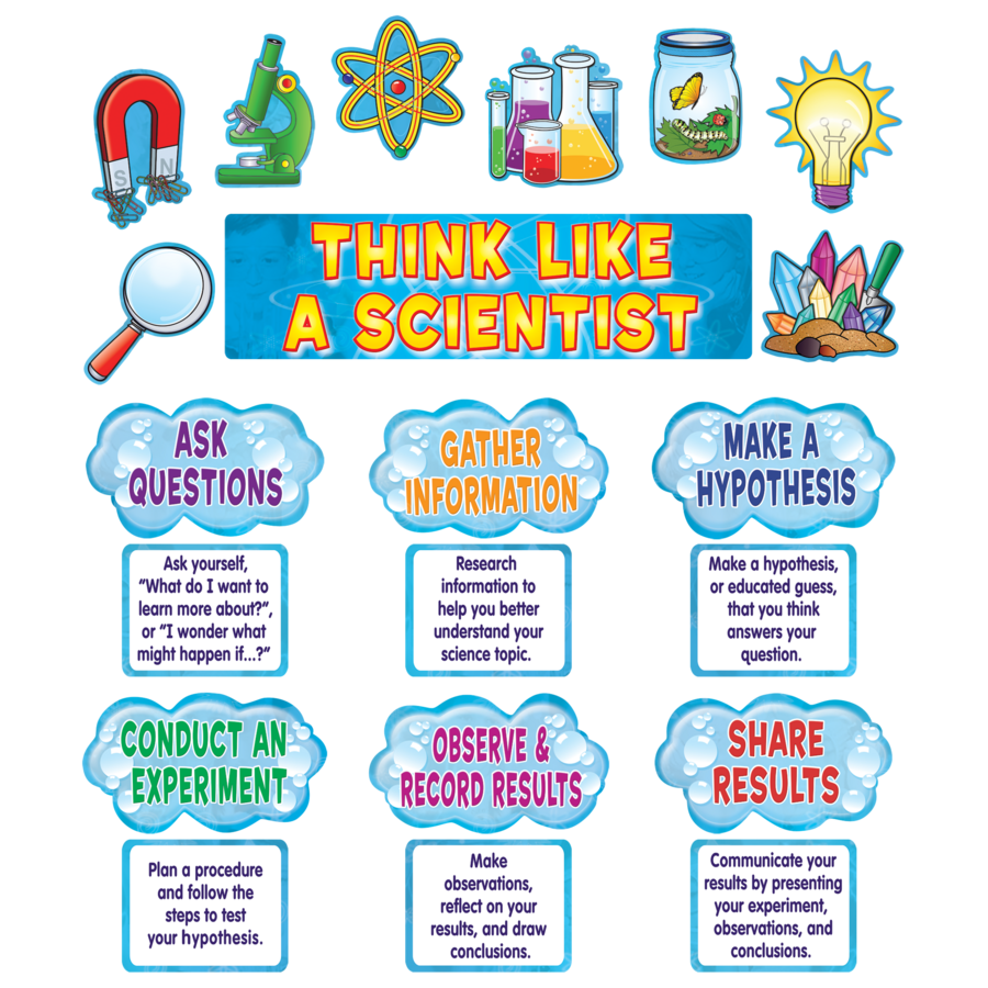 Think Like a Scientist Mini Bulletin Board - TCR4867 | Teacher Created