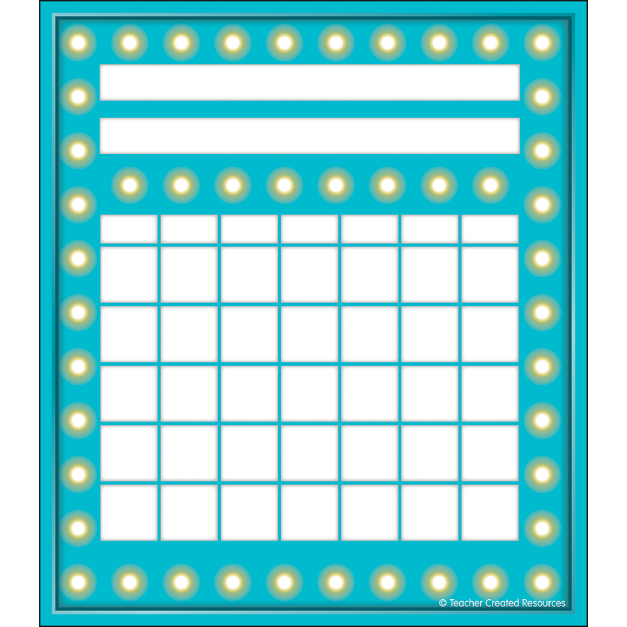 Marquee Incentive Charts Pack TCR5436 Teacher Created Resources