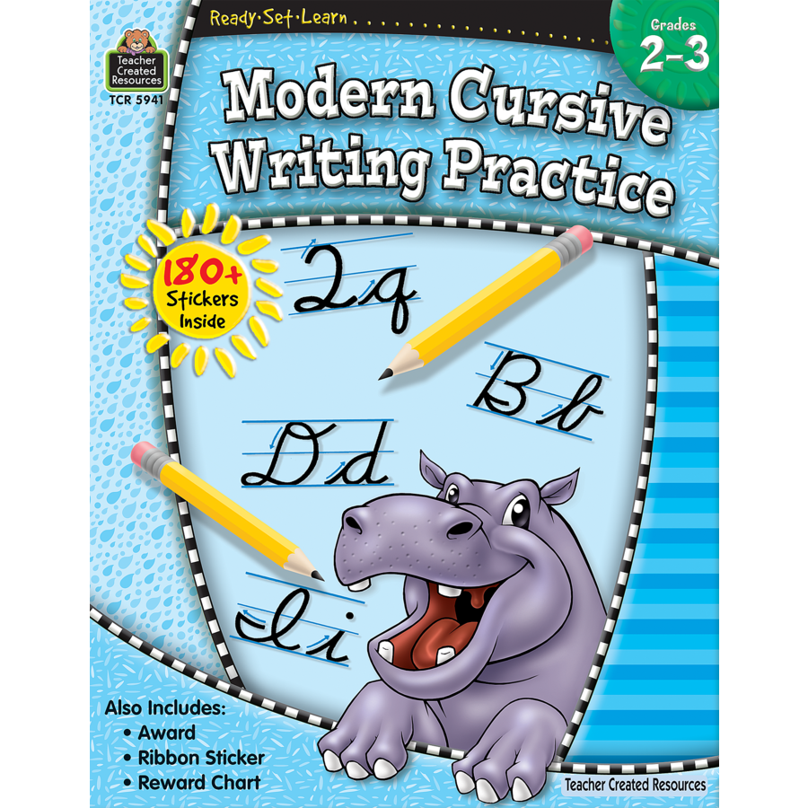 ReadySetLearn Modern Cursive Writing Practice Grade 23