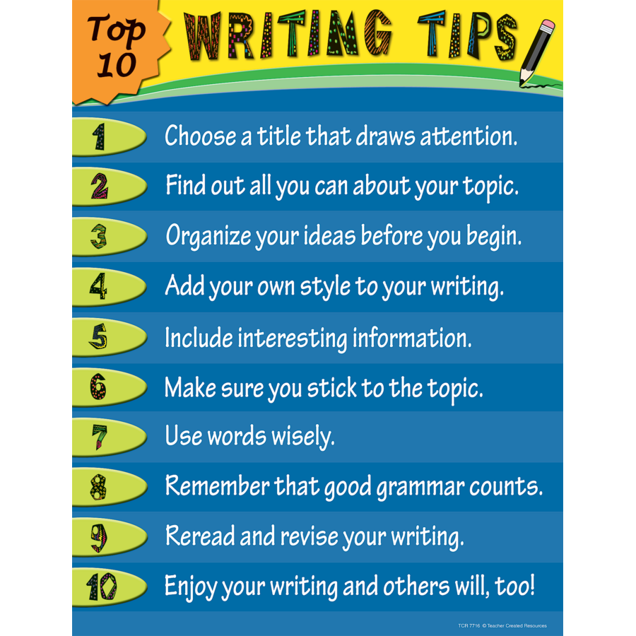 language tips for creative writing