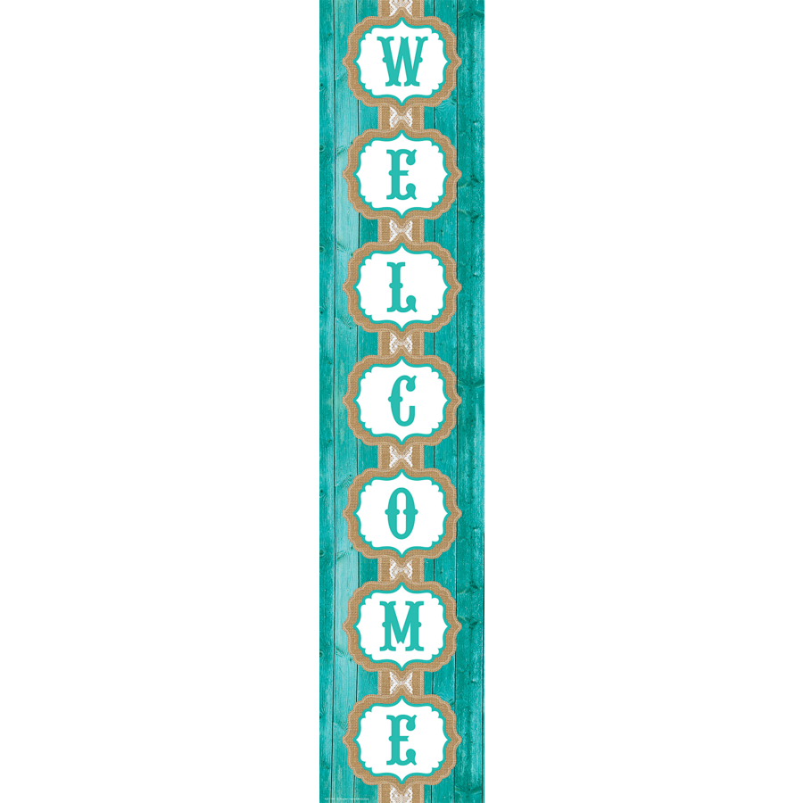 Shabby Chic Welcome Banner - TCR77197 | Teacher Created Resources