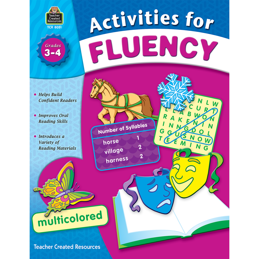 Activities For Fluency Grades 3 4 TCR8051 Teacher Created Resources