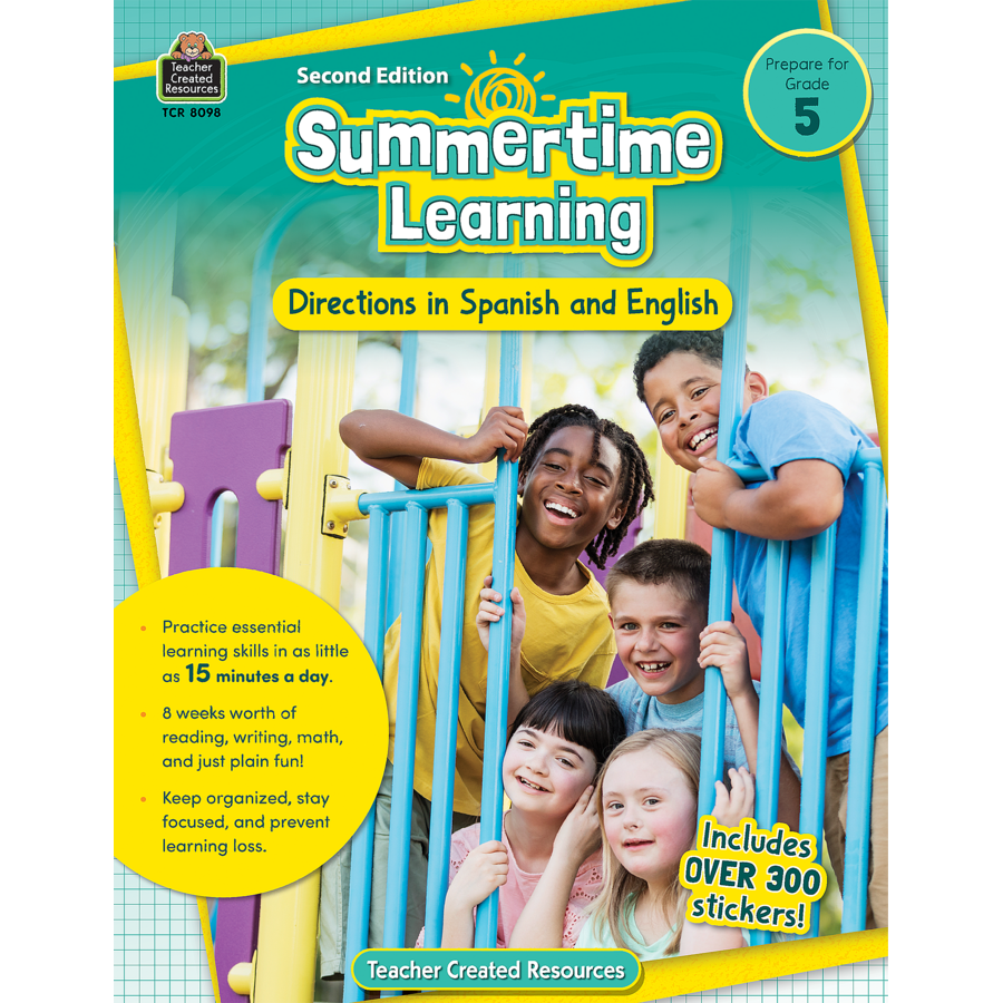 Summertime Learning Grade 5 Spanish Directions TCR8098 Teacher