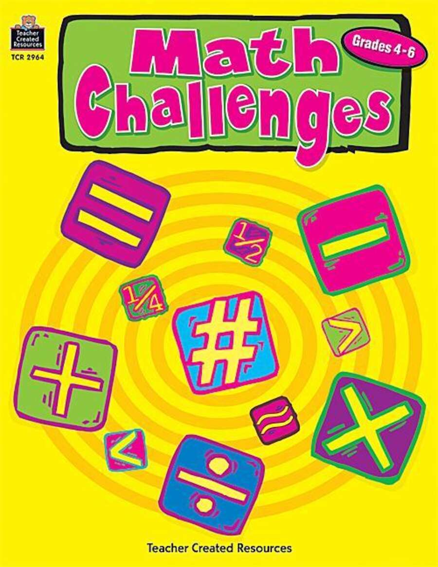 Math Challenges, Grades 4-6 - TCR2964 « Products | Teacher Created ...