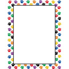 Colorful Paw Prints Computer Paper - TCR4769 | Teacher Created Resources