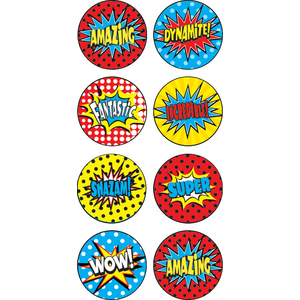 Superhero Mini Stickers - TCR5642 | Teacher Created Resources