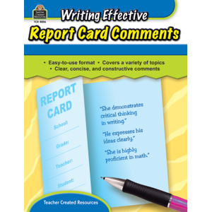 Writing Effective Report Card Comments - TCR8856 | Teacher Created ...