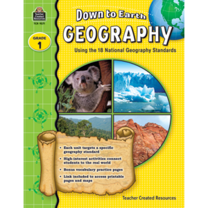 Down to Earth Geography, Grade 1 - TCR9271 | Teacher Created Resources