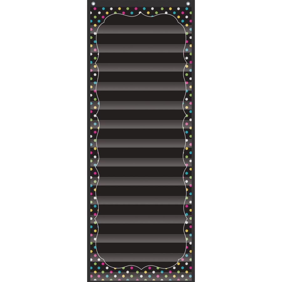 Chalkboard Brights 14 Pocket Daily Schedule Pocket Chart TCR20752 Chalkboard Brights 14 Pocket Daily Schedule Pocket Chart TCR20752