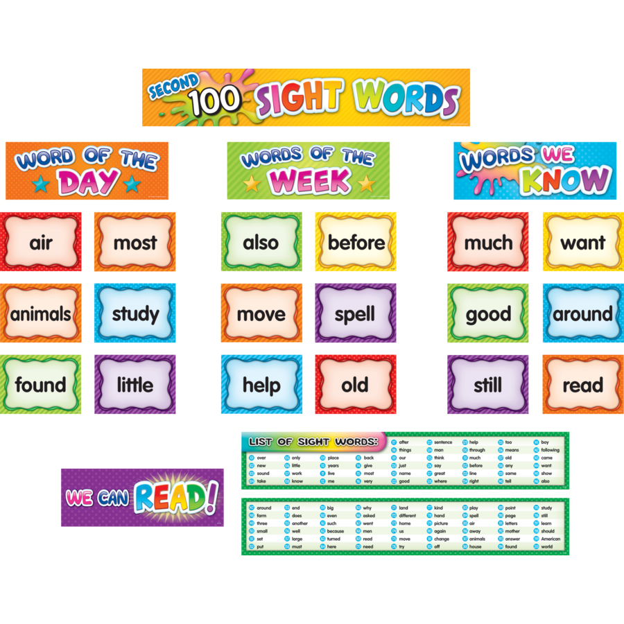 preschool sight words list