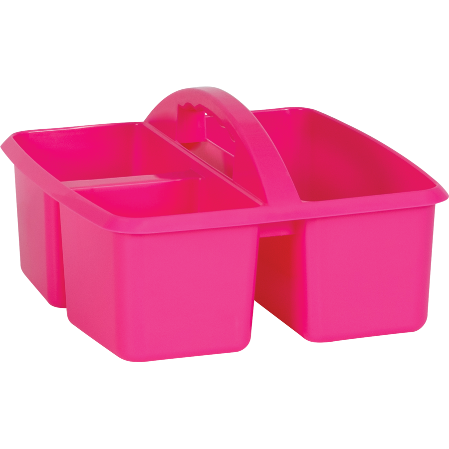 Pink Plastic Storage Caddy TCR20908 Teacher Created Resources