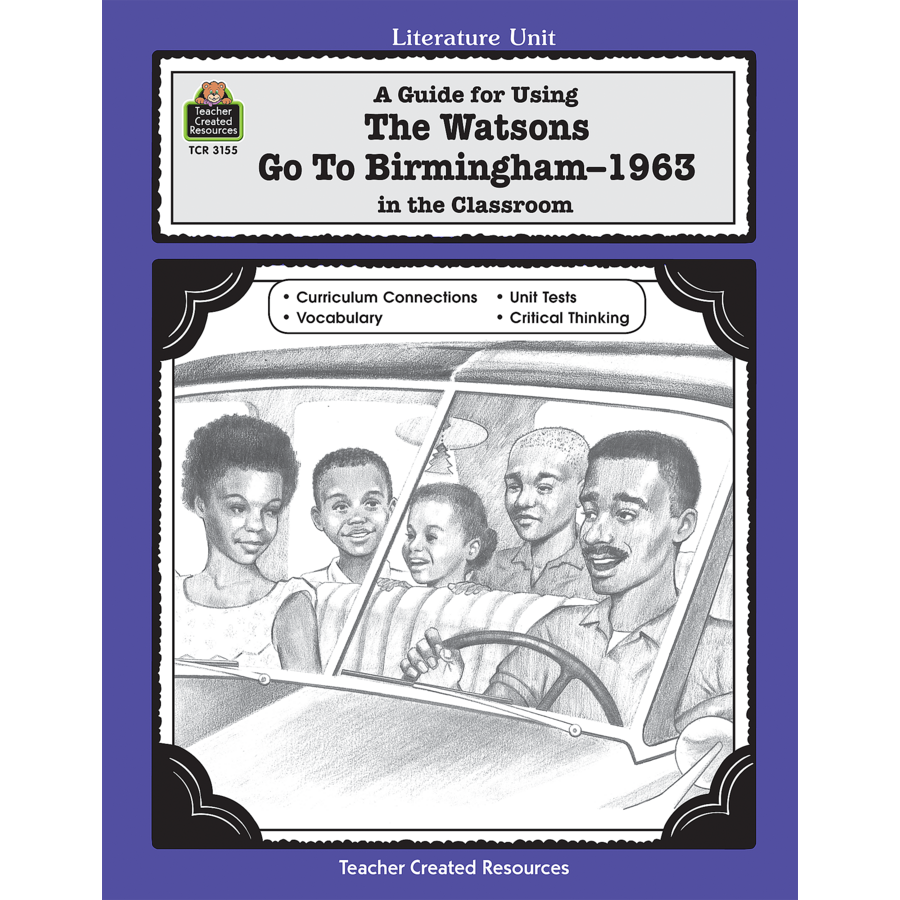 worksheet The Watsons Go To Birmingham Worksheets a guide for using the watsons go to birmingham 1963 in tcr3155 classroom image