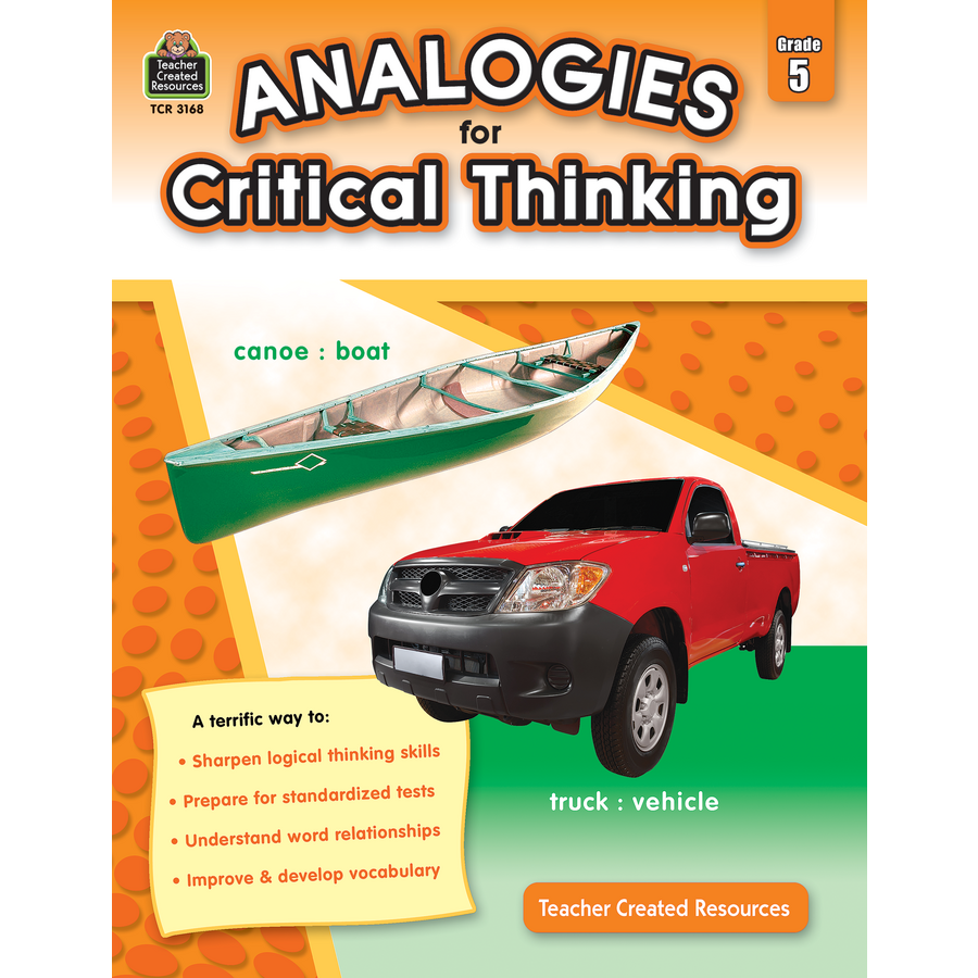 worksheet Skills Worksheet Critical Thinking Analogies Answers analogies for critical thinking grade 5 tcr3168 teacher created image