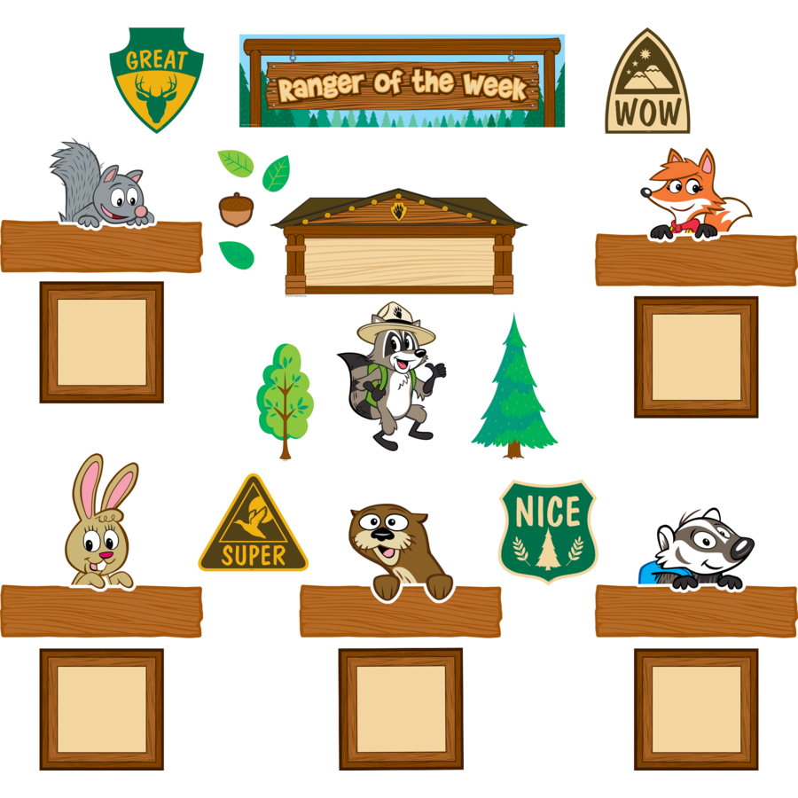 Ranger Rick Ranger of the Week Mini Bulletin Board Display TCR3560