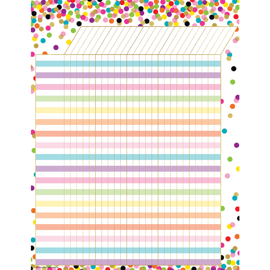 Confetti Incentive Chart TCR7595 Teacher Created Resources