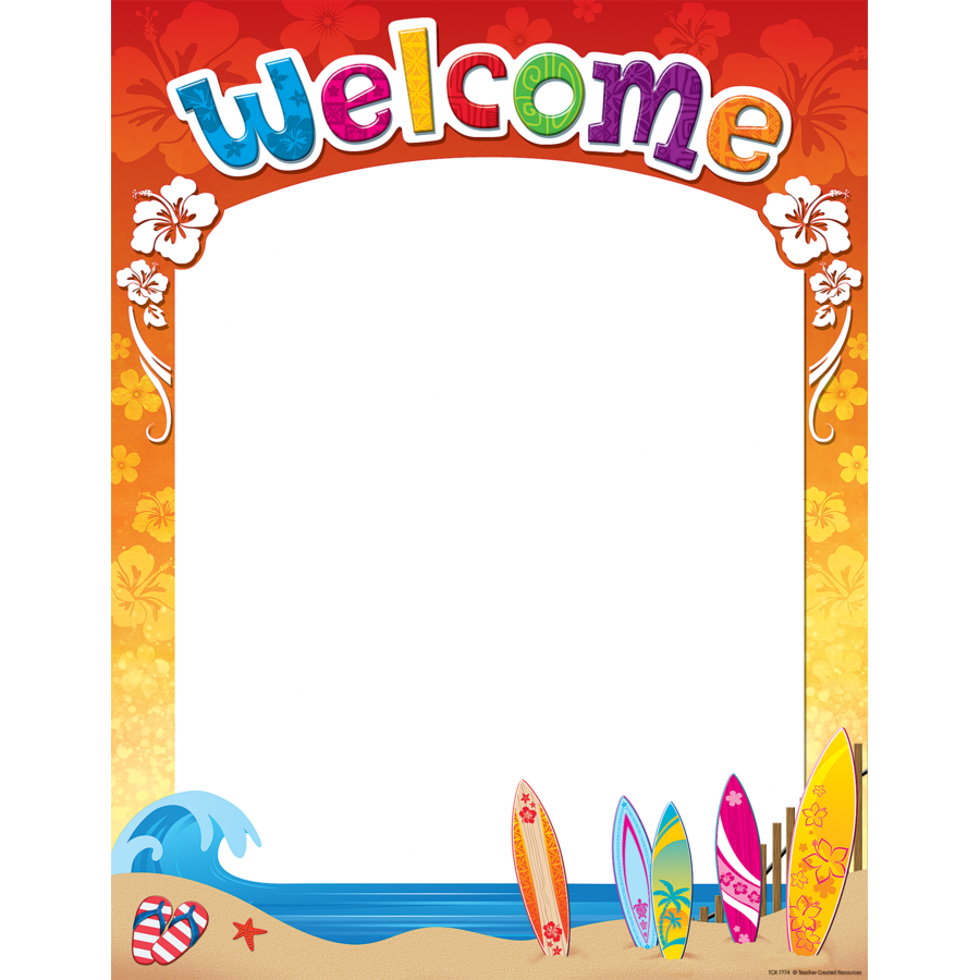 Surf's Up Chart TCR7774 Teacher Created Resources