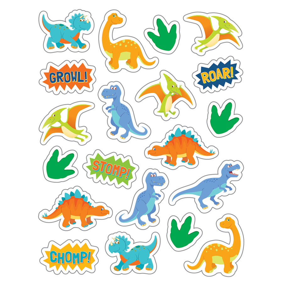 Dinosaurs Stickers TCR8197 Teacher Created Resources