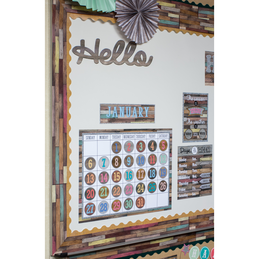 Home Sweet Classroom Calendar Bulletin Board Display TCR8855 