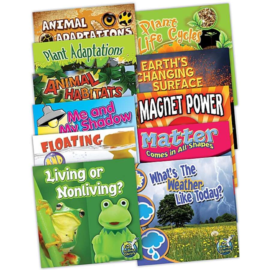 My Science Library Set 1 2 Set Of 11 Tcr90002 Teacher Created Resources