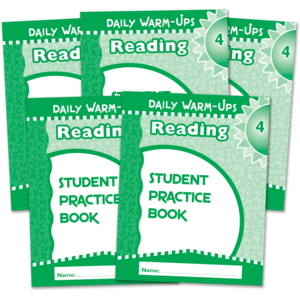 BSE51576 Daily Warm-Ups Student Book 5-Pack: Reading Grade 4 Image