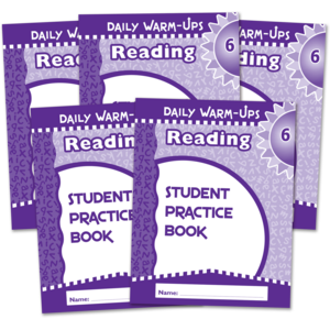 BSE51578 Daily Warm-Ups Student Book 5-Pack: Reading Grade 6 Image