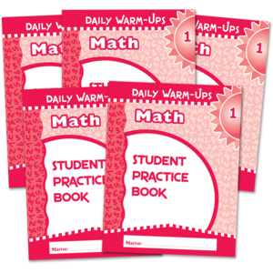BSE51581 Daily Warm-Ups Student Book 5-Pack: Math Grade 1 Image