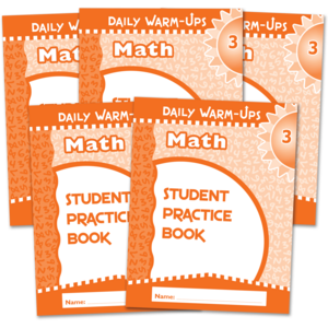 BSE51583 Daily Warm-Ups Student Book 5-Pack: Math Grade 3 Image