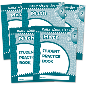 BSE51587 Daily Warm-Ups Student Book 5-Pack: Math Grade 7 Image
