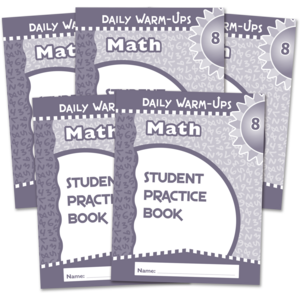 BSE51588 Daily Warm-Ups Student Book 5-Pack: Math Grade 8 Image