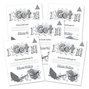 BSE51976 I Get It! Place Value Grades K-2 Student Book-Level 1 5-Pack Image
