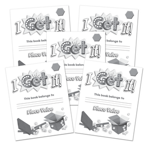 BSE51977 I Get It! Place Value Grades K-2 Student Book-Level 2 5-Pack Image