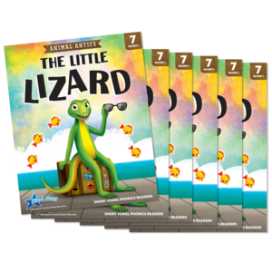 BSE53312 Animal Antics: The Little Lizard - Short Vowel i Reader - 6 Pack Image
