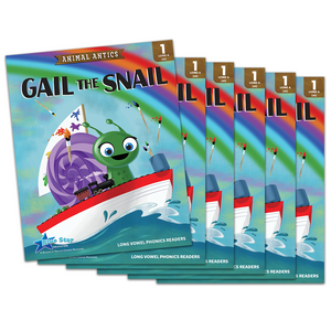 BSE53477 Animal Antics: Gail the Snail - Long a Vowel Reader - 6 Pack Image