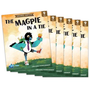 BSE53485 Animal Antics: The Magpie in a Tie - Long i Vowel Reader - 6 Pack Image