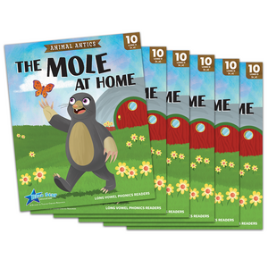 BSE53486 Animal Antics: The Mole at Home - Long o Vowel Reader - 6 Pack Image