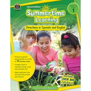 BSE8010 Summertime Learning Grade 1 - Spanish Directions Image