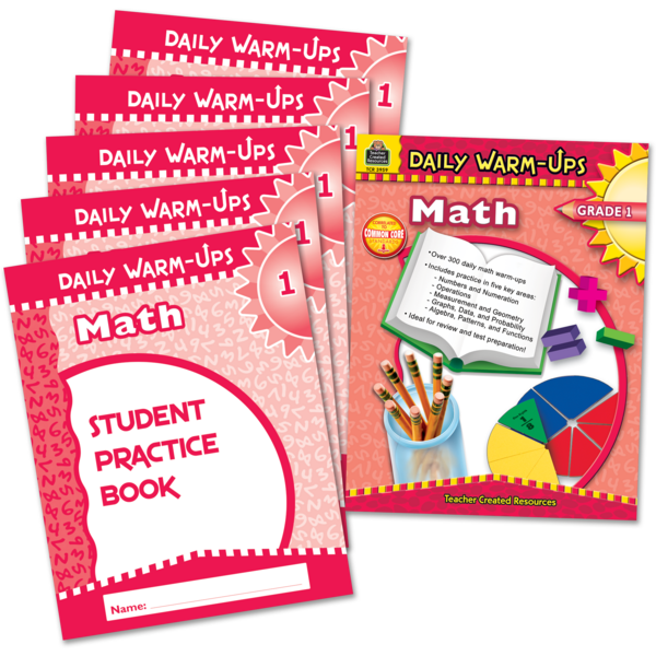 BSE51540 Daily Warm-Ups Bundle: Math Grade 1 Image