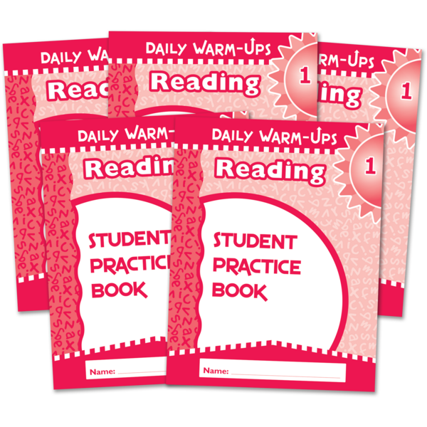 BSE51573 Daily Warm-Ups Student Book 5-Pack: Reading Grade 1 Image