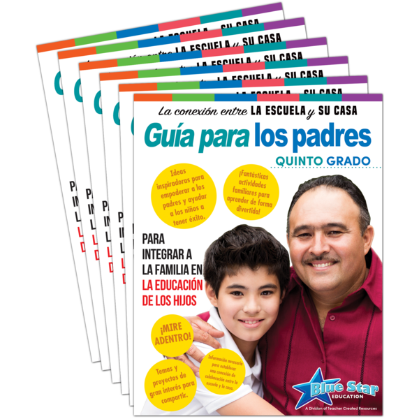 BSE51853 Connecting Home & School Parent Guide Grade 5 6-Pack: Spanish Image