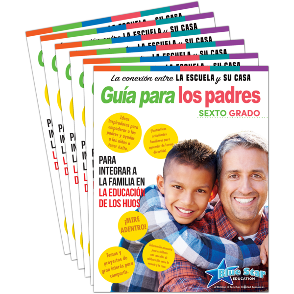 BSE51854 Connecting Home & School Parent Guide Grade 6 6-Pack: Spanish Image
