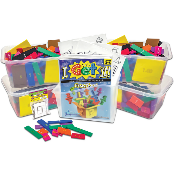 BSE51950 I Get It! Using Manipulatives to Conquer Math: Fractions Grades 3-5 Image