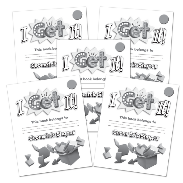 BSE51984 I Get It! Geometric Shapes Student Book-Foundational 5-Pack Image